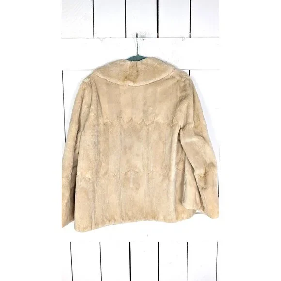 Vintage genuine fur coat jacket - Picture 3 of 6